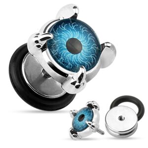 Ohrstecker Auge / Eyeball - Fake Plug | 316L Chirurgenstahl