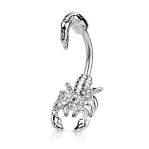 Bauchnabelpiercing in Form eines Skorpion 316L